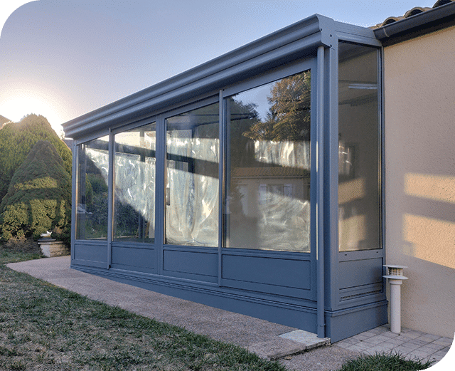repeindre veranda aluminium gris anthracite