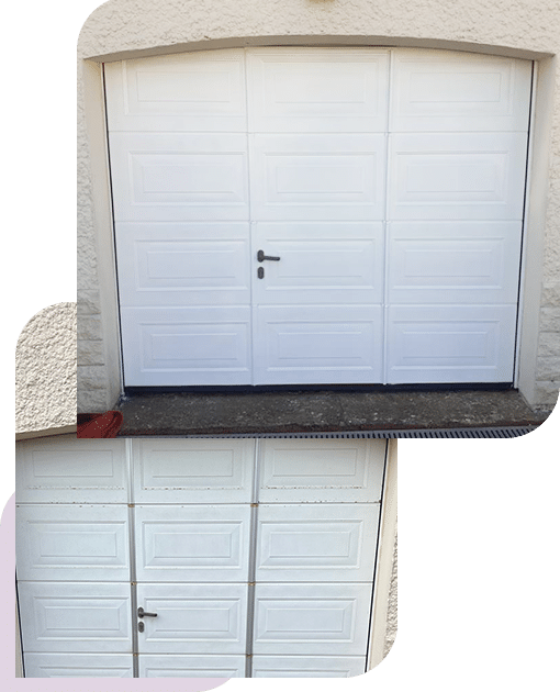 relaquage porte garage corrosion